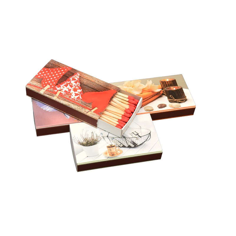 jameitop® XL Matchboxes 4 x Pack of 45 10 cm
