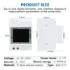 DEWIN Electricity Meter, DIN Rail, 6-in-1 WiFi Smart Electricity Meter,