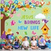 Pajean 112 Pcs Christian Spring Bulletin Board Decorations Classroom Religious