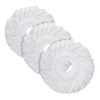 3 Pack Spin Mop Heads Replacement for 360° Rotating Round