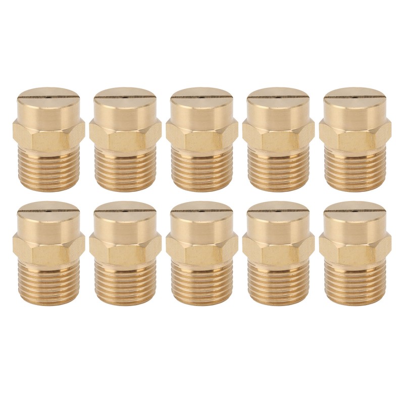 10PCS Directional Slot Nozzle Brass Cooling Misting Rustproof Heat Resistant