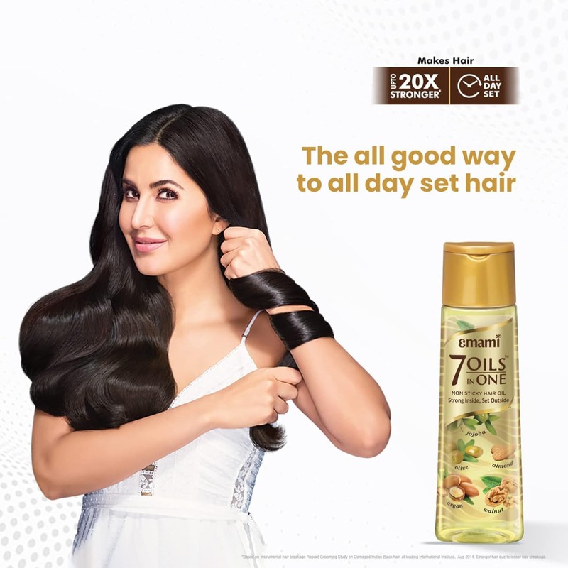 Emami 7-in-1 Hair Oil | with Natural Ayurvedic Herbs |