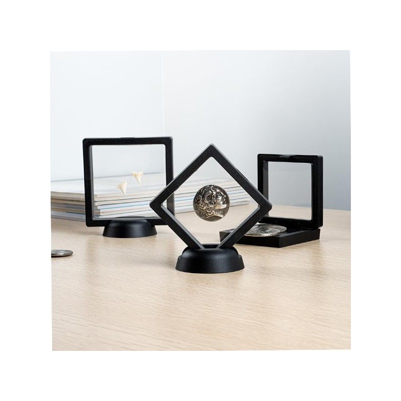 3D Floating Frame with Stand, Challenge Coin Display Holder, 4