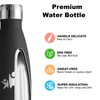 Stainless Steel Drinking Bottle, 0.5 Litres, BPA-Free, Thermos Flask, Double-Walled