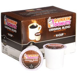 Dunkin' Donuts Original Blend Medium Roast Coffee, 12 K Cups for Keurig Makers