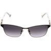 Carolina Herrera Women's SHE069560NP1 Sunglasses, Black (), 56, Black (Black)