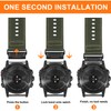 Compatible with Garmin Fenix 8-51mm/Fenix 7X/6X/5X/3/3HR, 26mm Wear-Resistant Nylon Band