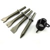 DYNAMIC POWER Short Barrel Air Hammer Kit with 4-Chisels, Alloyed