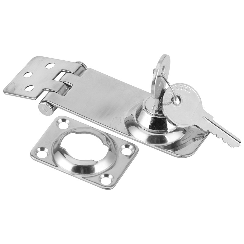 Keyed Hasp Locks Stainless Steel Locking Hasp Latch for Boat