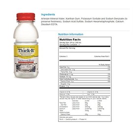 Thick-It AquaCare H2O Thickened Water Ready-to-use Honey Consistency 8 oz.