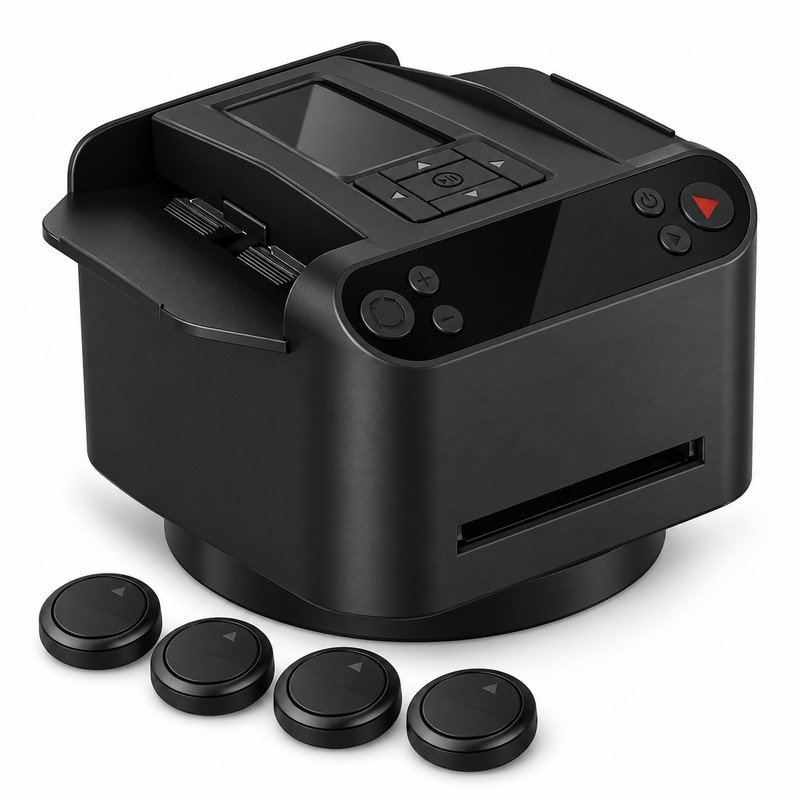 360° Automatic Card Shuffler and Dealer, 5200mAh Rechargeable Poker Dispenser