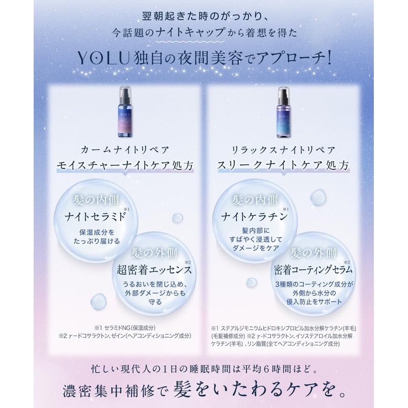 [2025 Summer Only] YOLU Yol Hair Oil Calm Night Repair
