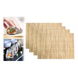 AJC Toys 20 Pz Mantel  Individuales Bambú Rectangulares 40*30cm