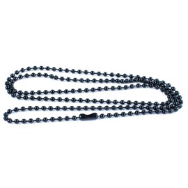 Paracord Planet Ball - Collar con cadena para perro - 4 y 24 pulgadas de largo, tamaño de abalorio de 2.0 o 2.4 mm, conector a juego, cadena de abalorio de metal ajustable, 59.7 x 43.2 x 105 cm,