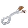 12pcs Afghan Rug Crochet Hook Handicraft Carbonized Bamboo Tunisian Crochet