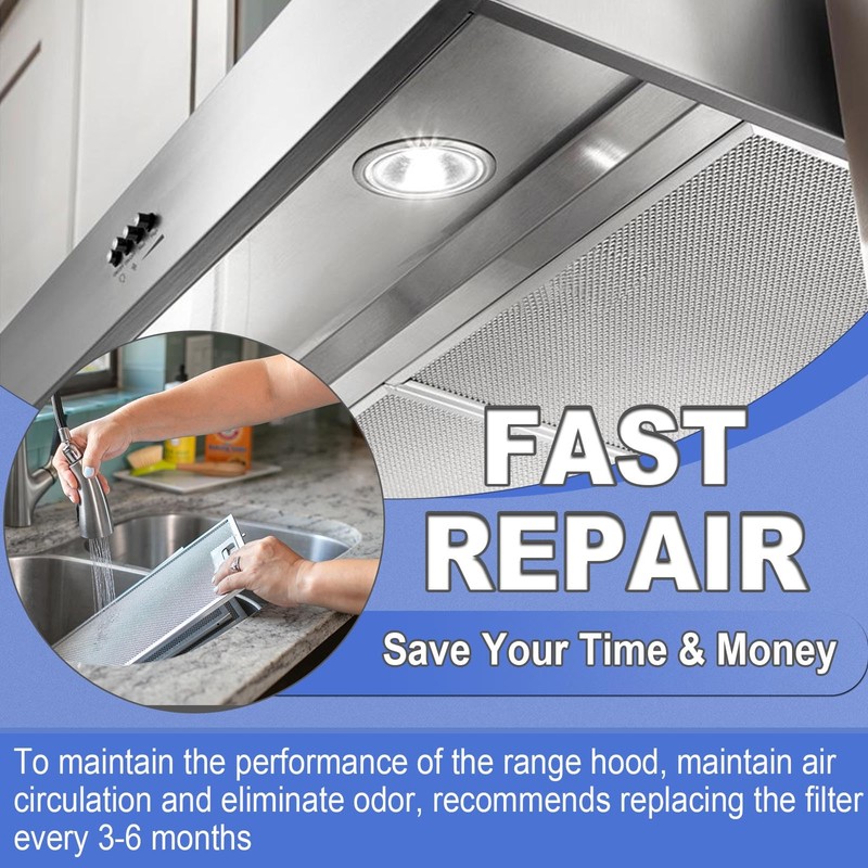 S99010430-002 Range Hood Filter 15-3/4" x 13-7/8" x 3/8", 2