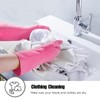 IUCGE Rubber gloves dishwashing 2 Pairs for Kitchen,Cleaning gloves for