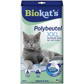 Biokat's Polybag XXL - Bag for Display in the Cat Litter Tray for Hygienic Change of Cat Litter - 1 Pack (1 x 12 Bags)