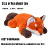 Labauxite Cute Fox Plush Pillow, Kawaii Plushies Red Fox Stuffed