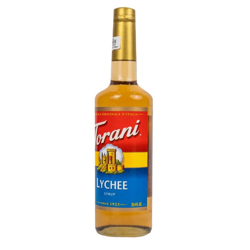 Torani Lychee Syrup, 750 ml bottle