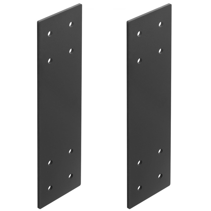 2 Pcs Straight Bracket for 6x6 Post, Steel Flat Plate