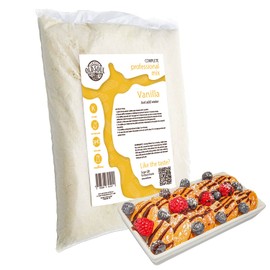 ALDKitchen Poffertjes Waffle Mix | Chocolate & Vanilla Flavour | Soy & Nut free | Mini Dutch Pancake Batter (Vanilla, 5 Pound (Pack of 1))