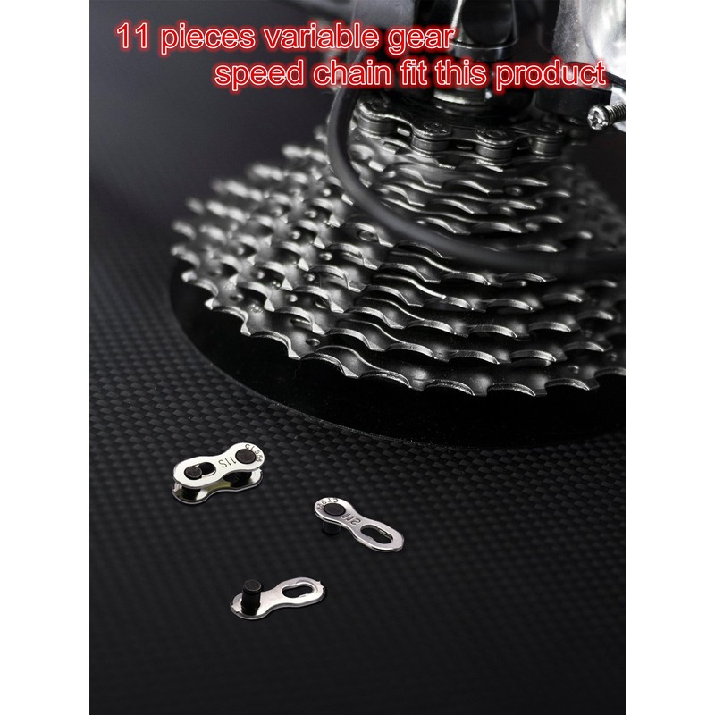 Jovitec 3 Pairs Bicycle Missing Link 11 Speed Chain Reusable