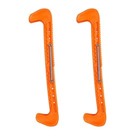 Skate Blade Protectors, Universal Skate Guards Solid 7 Colors Available for Hockey Skates for Figure Skates(Orange)