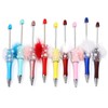 【P286】Moon bubble bead chain granulated sugar design DIY pen:_SL452