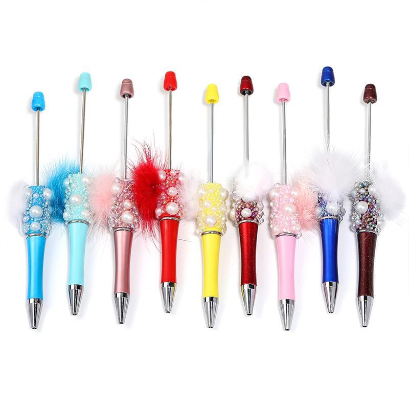 【P286】Moon bubble bead chain granulated sugar design DIY pen:_SL452