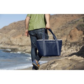 ONIVA - a Picnic Time Brand Topanga Insulated Cooler Tote, Navy , 13.8" x 8.5" x 13"