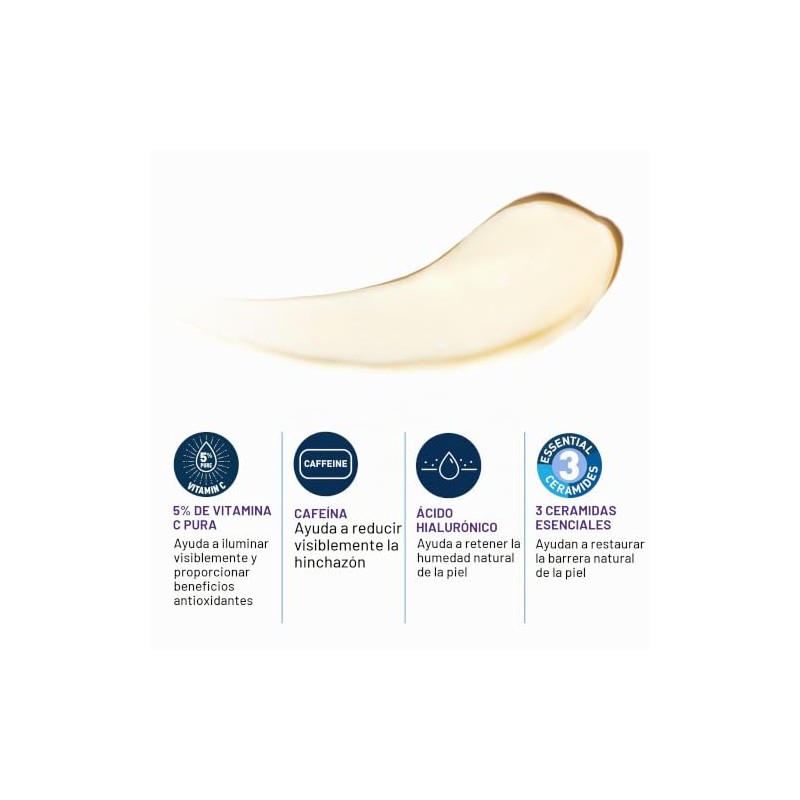 Cerave Crema Ojos Vitamina Que Renueva Piel Ácido Hialurónico Ceramidas