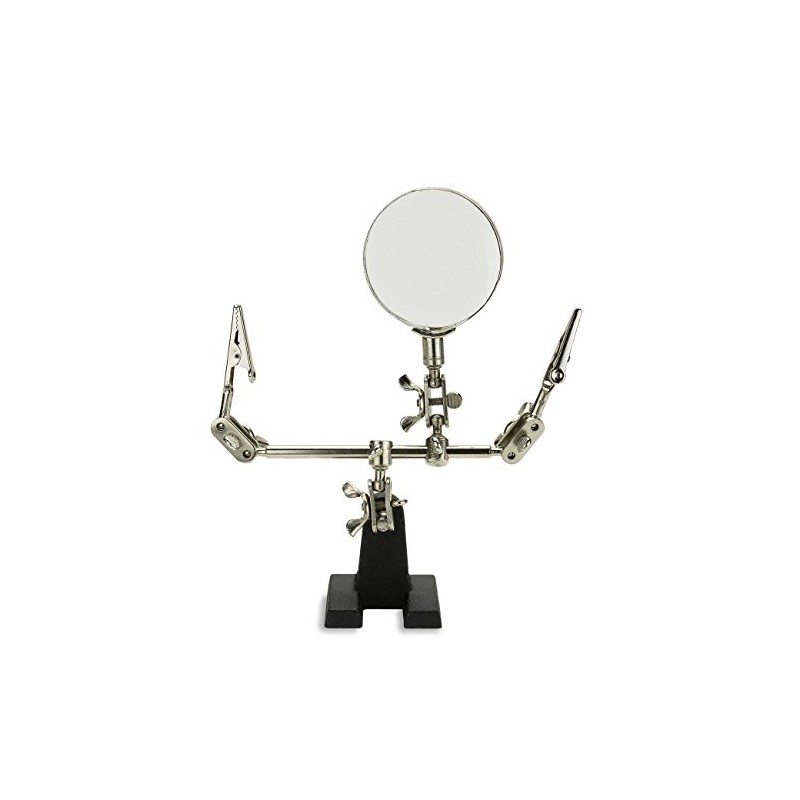 NEIKO 01902 Adjustable Helping Hand with Magnifying Glass, Soldering Station