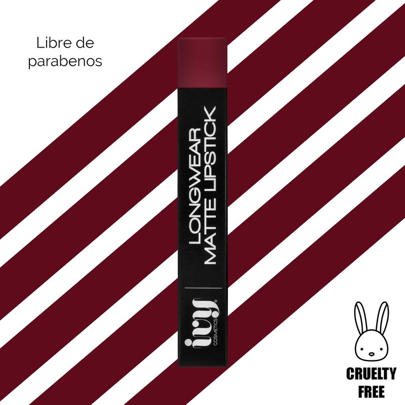 Labial Mate IVY de Larga Duracion - 15 Tonos disponibles