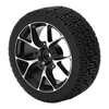 4Pcs Rubber Tires Aluminum Alloy Exquisite Simple Installation Tyres for