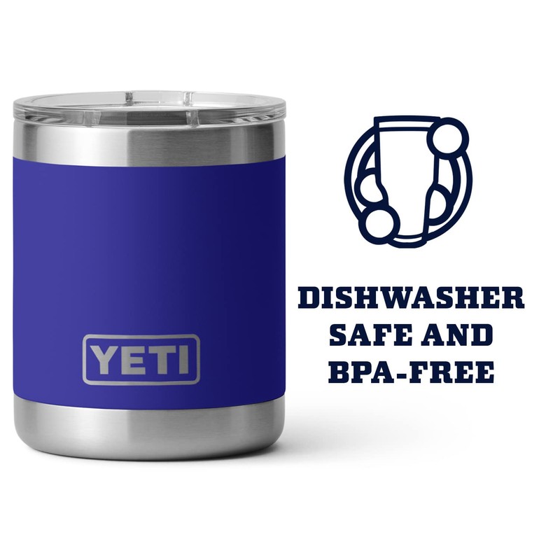 YETI Rambler 10 oz Lowball, Vacuum Insulated, Stainless Steel with