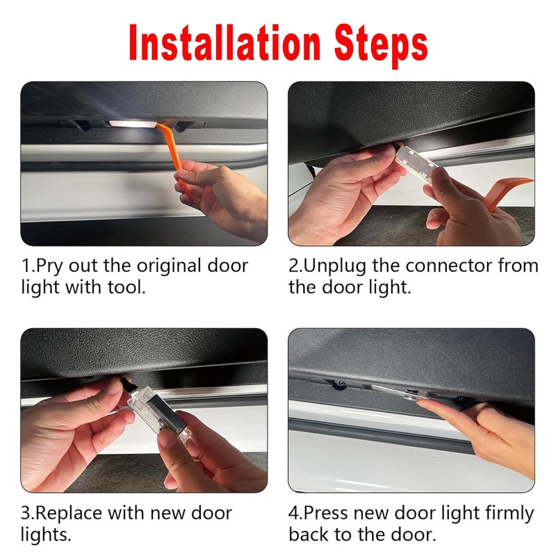 LaLaSuo Door Projector Lights,HD Welcome Light Logo Shadow Lamp,No Fade