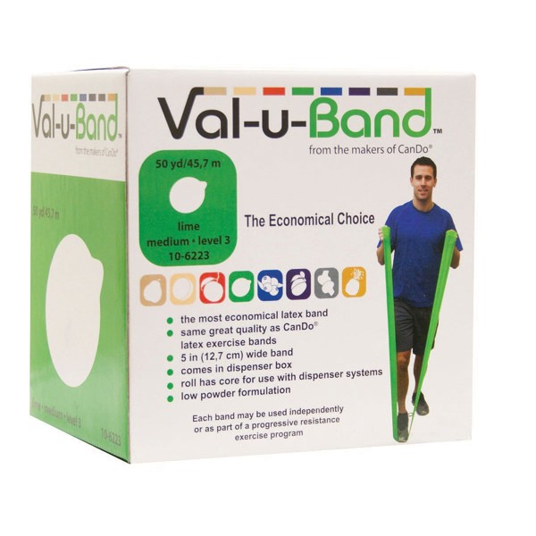 Val-U-Band 10-6223 Exercise Band, Lime