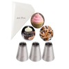 Churro Piping Bags and Tips Set – 3pcs Large Star