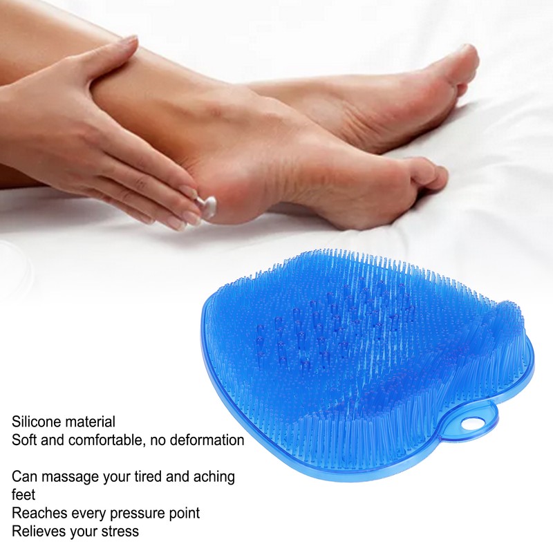 Shower Foot Massager Scrubber Promote Blood Circulation Deep Cleaning Reduces
