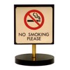 Smoke-Free Seat Stand for Sign Plate Brass Gold Plated lg696 – 4