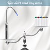 Long Grill Lighter,Refillable Butane,Windproof Flexible with Visual Fuel Window for