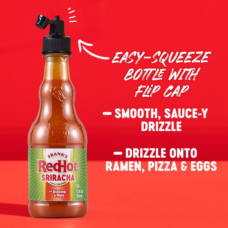 Frank's RedHot Sriracha Chili Sauce, 12 fl oz