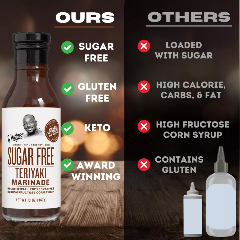 G Hughes Sugar Free Marinade Gift Set 3 Pack 12oz