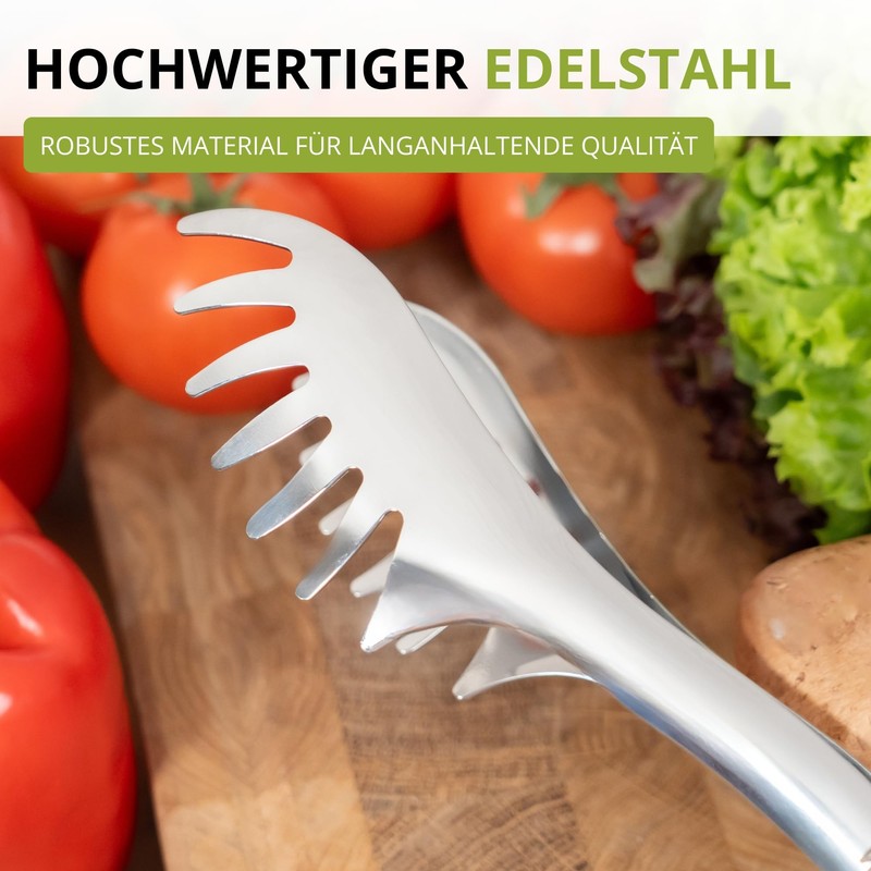 Westmark Spaghetti and Buffet Tongs Pro - Kitchen Tongs Stainless
