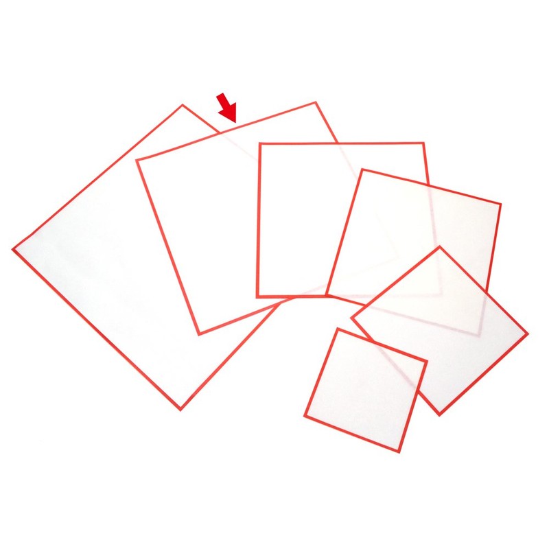 Taka Seal Sheet Red Frame Thick No. 7 26-2107