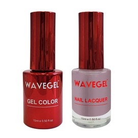 WAVEGEL Soak-Off Gel & Nail Lacquer Matching Duo Set - Queen Collection - #031 Great Throne I 0.5 Oz