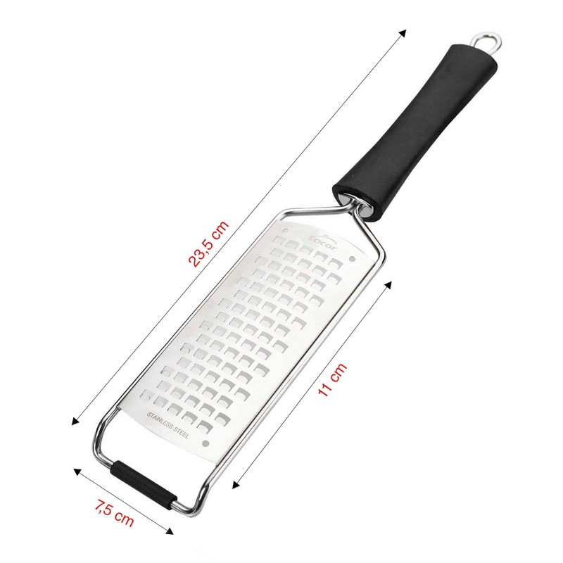 Lacor-61343-ST. STEEL COARSE GRATER