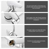 Wall Mounted Kitchen Tap Wall Mounted 360° Rotatable Kitchen Wall