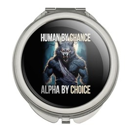 GRAPHICS & MORE Werewolf Alpha Compact Travel Purse Handbag Makeup Mirror